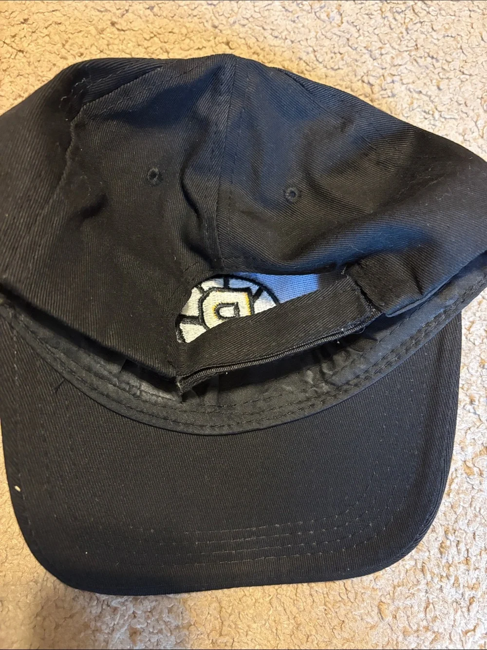 Providence Bruins Kids Black Baseball Cap